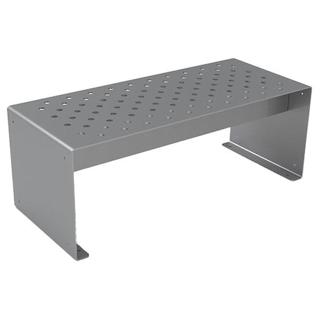 Ultraplay Outdoor Bench, 48 in L, Silver 15-P4