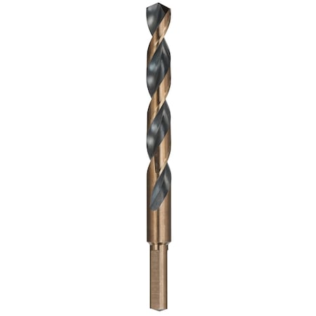 Dewalt 13/32" Black Oxide Split Point Drill Bit (3/8" Reduced Shank) DW1126