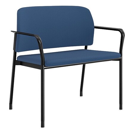 Hon Armchair, Navy Blue Seat, Navy Blue Back, 33 1/2 in W 21 1/2 in L 32 1/2 in H, Vinyl Seat HSB50.F.E.SX04.CBK