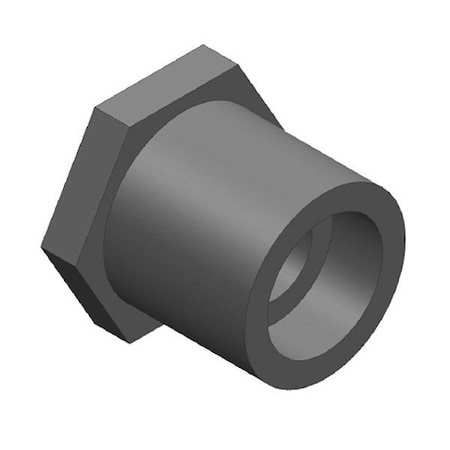 Zoro Select PVC, Bushing, 4inSpigot, 21/2inSocket 837421FB