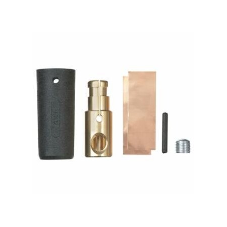 Cooper Interconnect Cable Connector, Black Male, 1/0-3/0 627-E1012-64