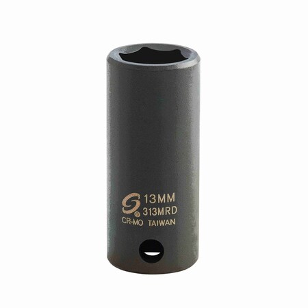 Sunex 3/8 in Drive 13Mm Semi-Deep Impact Socket 313MRD