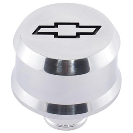 Powerplay 141854 2.5 in. Round Crankcase Breather Cap - Silver PO777958