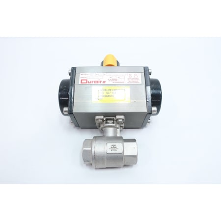 Duravalve DURAIR II PNEUMATIC VALVE ACTUATOR 3/4IN NPT 063 F04 D09