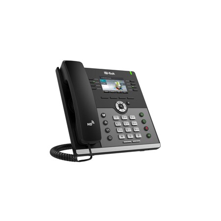 Htek Gigabit Color IP Phone Up to 12 Sip Accounts 3.5” TFT-LCD, 480 x 320 pixel HD Handset, Speaker UC924