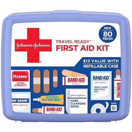 T-Care Travel First Aid Kit, 80 Pieces T-3740415