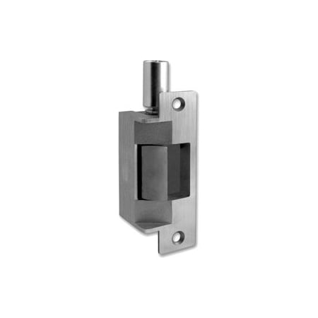 Hanchett Entry Systems 24VDC Complete Electric Strike, Fail Secure, Faceplate Satin Stainless Steel 712-24D-630
