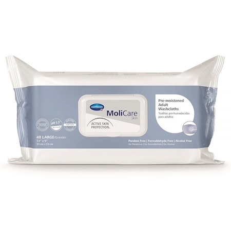 Molicare Scented Skin Washcloths, Soft Pack, Non-Sterile, 576PK 225600