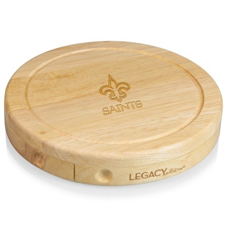 Picnic Time Family Of Brands NFL New Orleans Saints - Brie Cheese Cutting Board & Tools Set 878-00-505-203-2