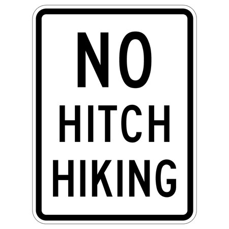 Sign Solutions Usa Traffic Sign, 12 in Width, Aluminum Sign, Vertical Rectangle DUS10DWT1218R9-4A