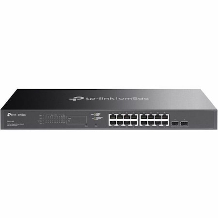 Tp-Link JetStream 18-Port Gigabit Smar Smart Switch with 16-Port PoE+ PORT: 16× RJ45 Ports, 2× SFP Slots SG2218P
