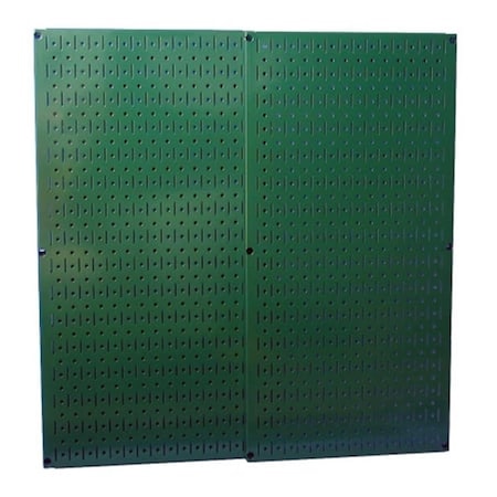 Wall Control Green Metal Pegboard, Two Panel Pack 32 in. x32 in.  Green 30-P-3232GN