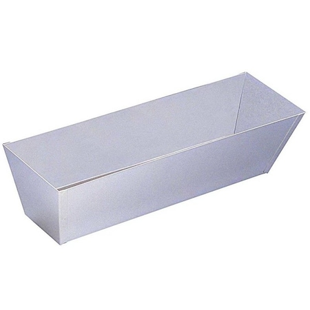 Wallboard Tool Mud Pan, 12-1/2 in L Bottom, Stainless Steel 23-002