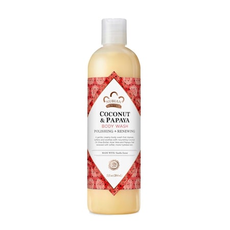 Nubian Heritage Polish Plus Renew Coconut Papaya Body Wash, 13 Fluid Ounce, 12PK 68536792