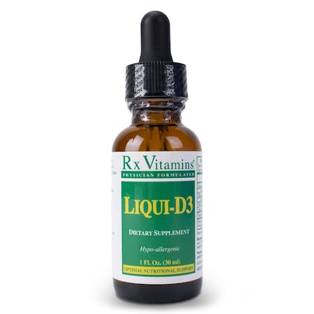 Rx Vitamins Liqui-D3 Solution, Hypoallergenic, 1 fl oz (30mL) 3010