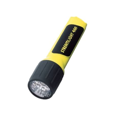 Streamlight 4AA ProPolymer LED Flashlight, Yellow Industrial Handheld Flashlight, 67 lm 68200
