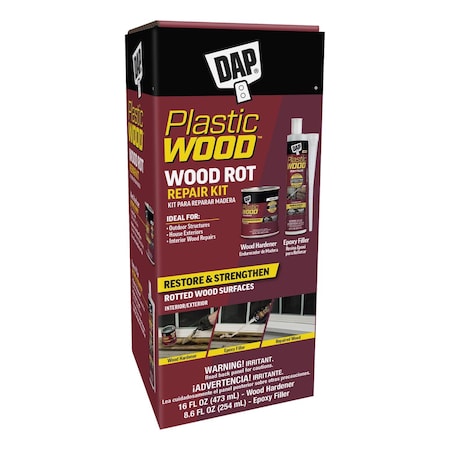 Dap Natural Rotted Wood Repair Kit 16 fl. oz. 7079821005