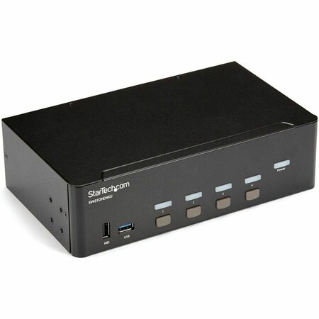Startech.Com 4 Port HDMI KVM Switch - 4K 30Hz - Dual Display SV431DHD4KU
