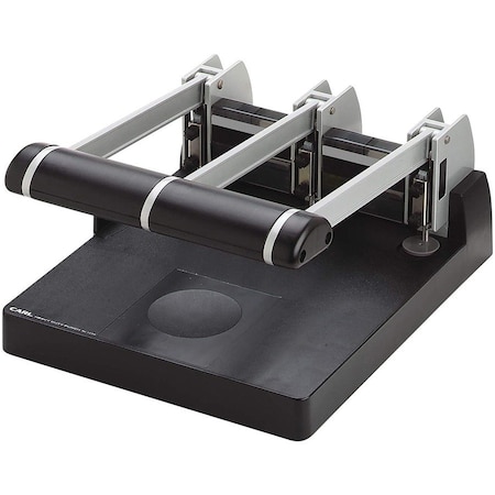 Carl Mfg 150Sheet Heavy Duty 3hole Punch, Gray CUI63150