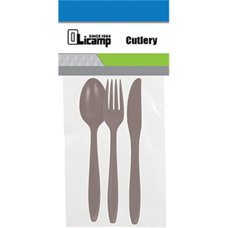 Olicamp Cutlery, 3 Piece - Smoke, 3PK 343230