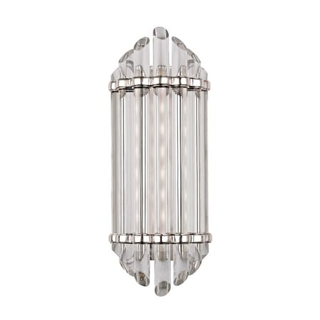 Hudson Valley Lighting Albion 1 Light Bath And Vanity 16.5 In. Polished Nickel 408-PN