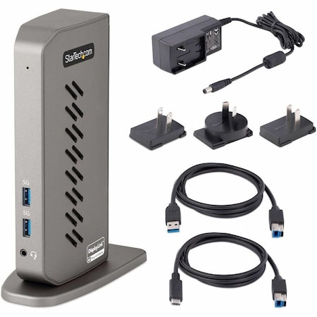 Startech.Com UNIVERSAL HYBRID DOCKING STATION FOR USB-C & USB-A LAPTOPS W/ USB-A & USB-C HOST DK30A2DHU