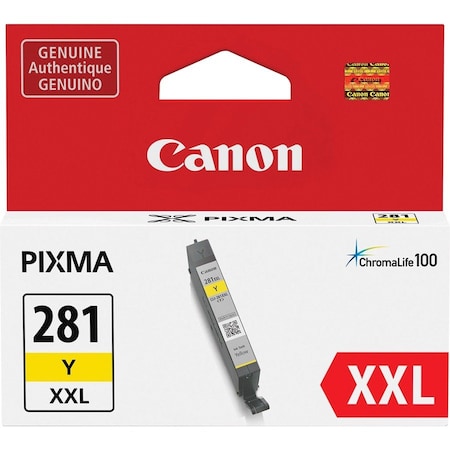 Canon CLI-281 XXL Original Inkjet Ink Cartridge, Yellow, Inkjet CLI281XXLYW