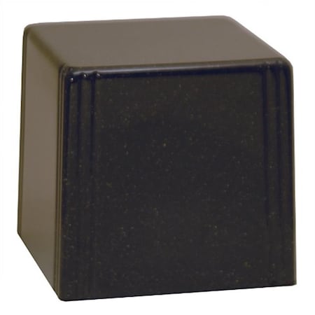 Fasttrack2Fitness Cultured Granite Cremation Kansas Junior Urn, Black FA2004953