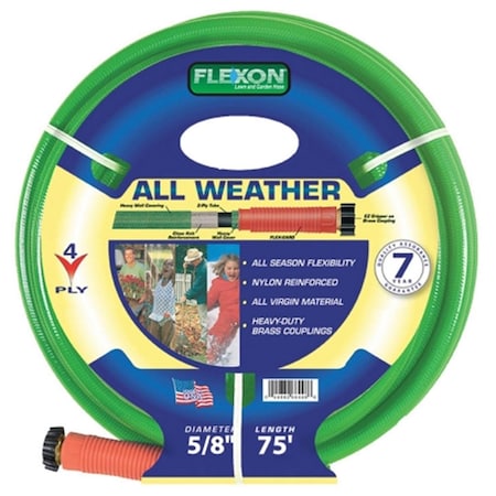 Flexon 5/8in x 75ft All Weather Garden Hose FLXFAW5875