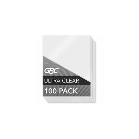 Gbc HeatSeal UltraClear Thermal Laminating Pouches, Sheet Size Supported: Letter 8.50in W x 11in, 100PK 3745022