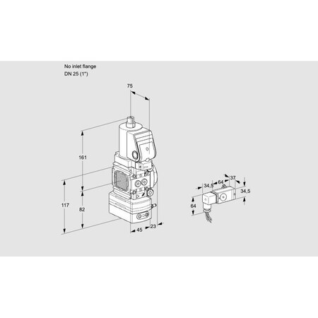 Honeywell Kromschroder VAD1T-/25N/NQSR-25A KS88011127