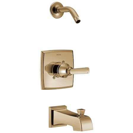Delta Ashlyn Monitor 14 Series Tub And Shower Trim - Less Head In Champagne Bronze T14464-CZLHD