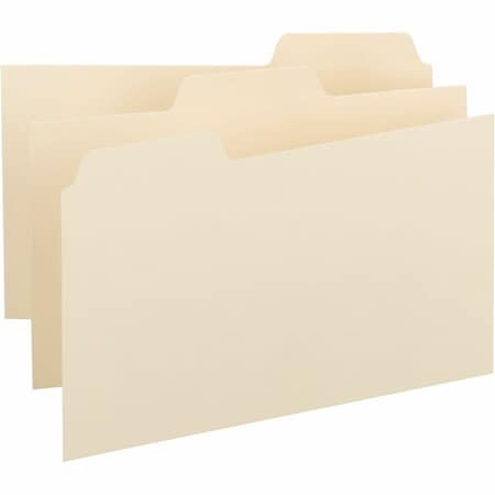Smead MANILA CARD GUIDES, 1/3-CUT TOP TAB, BLANK, 5 X 8, MANILA, 100PK 57030