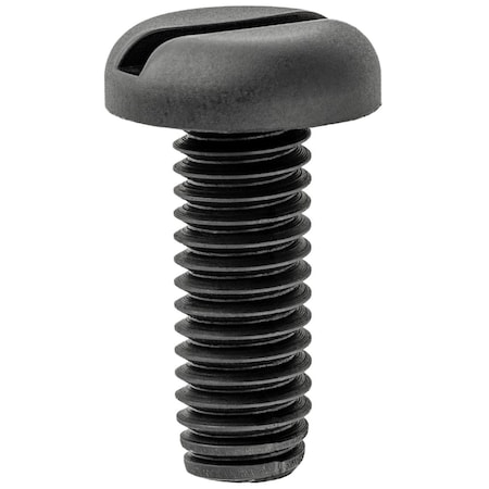Auveco Black Nylon License Plate Screw M6-1.0 x 16mm, 1000PK 21183
