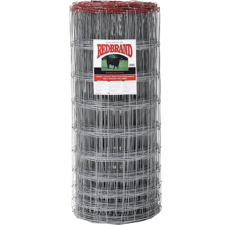 Keystone Red Brand Square Deal Knot 47'' H.x330 ' L. Galvanized Steel Field Fence 70207