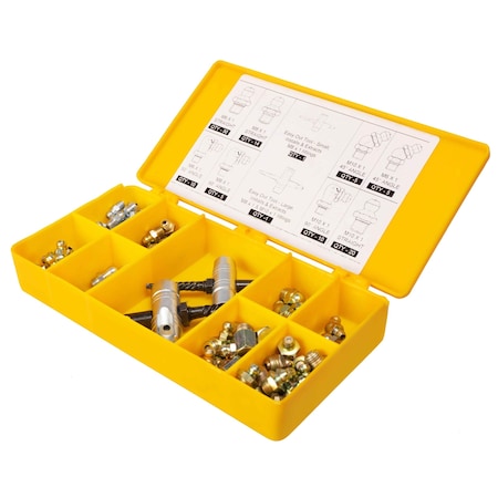 Prolube Grease Fitting Set, Metric, 101 pcs. 43978