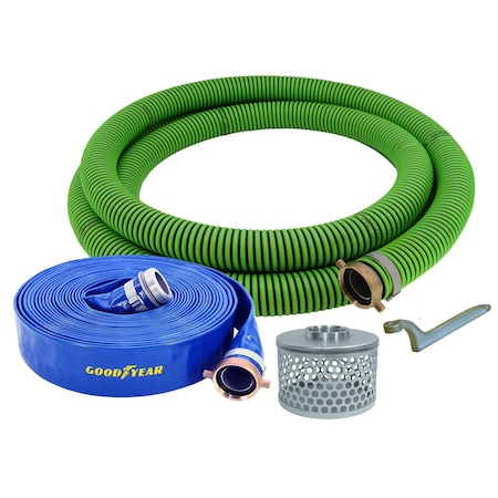 Abbott Rubber 1-1/2 PVC WATER SUCTION HOSE BOXED KIT 1240-KIT-1500-1148-SSHS
