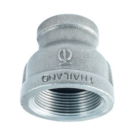 Msi Products 1/2inx3/8in INDUSTRIAL 150lb Black Malleable Iron Reducing Coupling A203080806