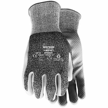 Watson Gloves Foam Nitrile, Palm, Black/Gray, XL 1 PR 373-X