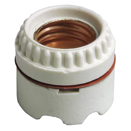 Leviton Keyless Medium Base White Porcelain Lamp Socket 129350
