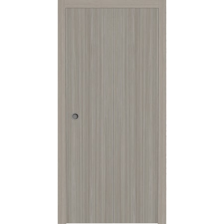 Sartodoors Sliding Closet Bi-fold Doors 72 x 80 inches, BASIC 3001 Oak Franko, Sturdy Tracks Moldings Trims H BASIC3001BF-DUFR-72x80 (2* 36x80)