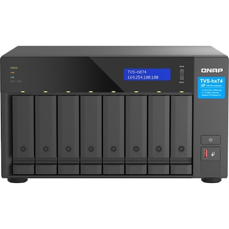 Qnap ULTRA-HIGH SPEED 8 BAY NAS. INTEL CORE I5-1 TVS-H874-I5-32G-US