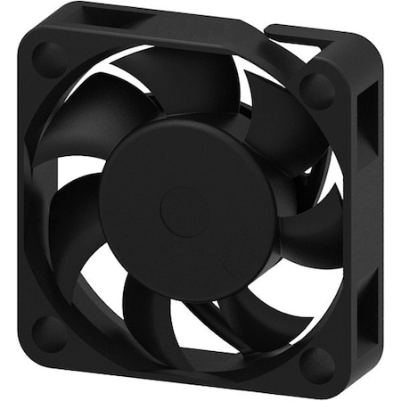 Dayton AxialFan, Black, Square, Plastic, 1-9/16inH 855GZ8