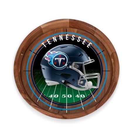 Picnic Time Family Of Brands NFL Tennessee Titans - Barista Serving Tray with Glass Insert 907-09-511-314-2