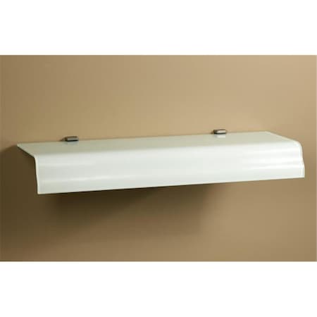 Amore Designs Concepts Cascade White Glass Shelf CPTSCASCADEWH