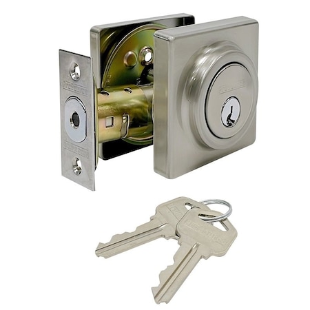 Prosource Deadbolt, Single Cylinder, GD3, Satin Nickel DD9X21-SP5V24