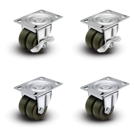 Shepherd Hardware Explore the Caster 4-Pack here, 4PK C0020120ZN-HDR01-GG-2S2SB