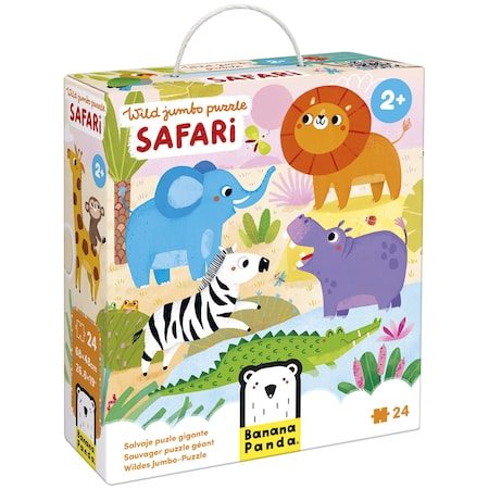 Banana Panda Wild Jumbo Puzzle Safari, 2+ Years 49348