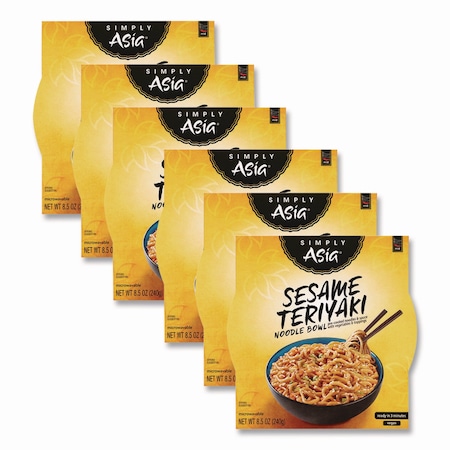 Mccormick Simply Asia Sesame Teriyaki Noodle Bowl, 8.5 oz, 6PK THA00086