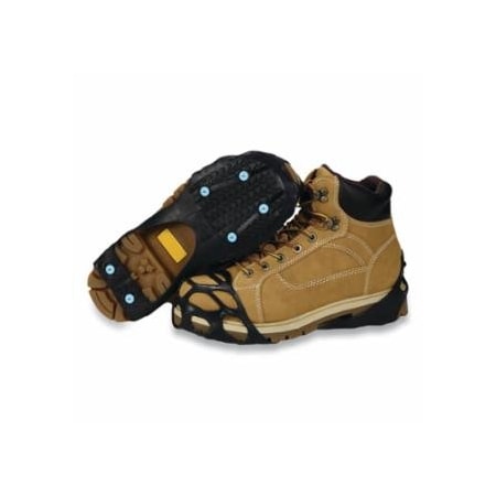 Due North Industrial Ice + Snow All Purpose Traction Aid, Large, Rubber, Ice Diamond, Spikes, Black 857-V3550270-L
